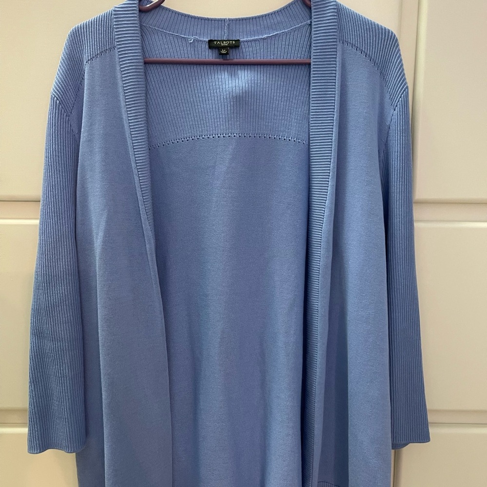 Talbots Light Blue Women's Cardigan